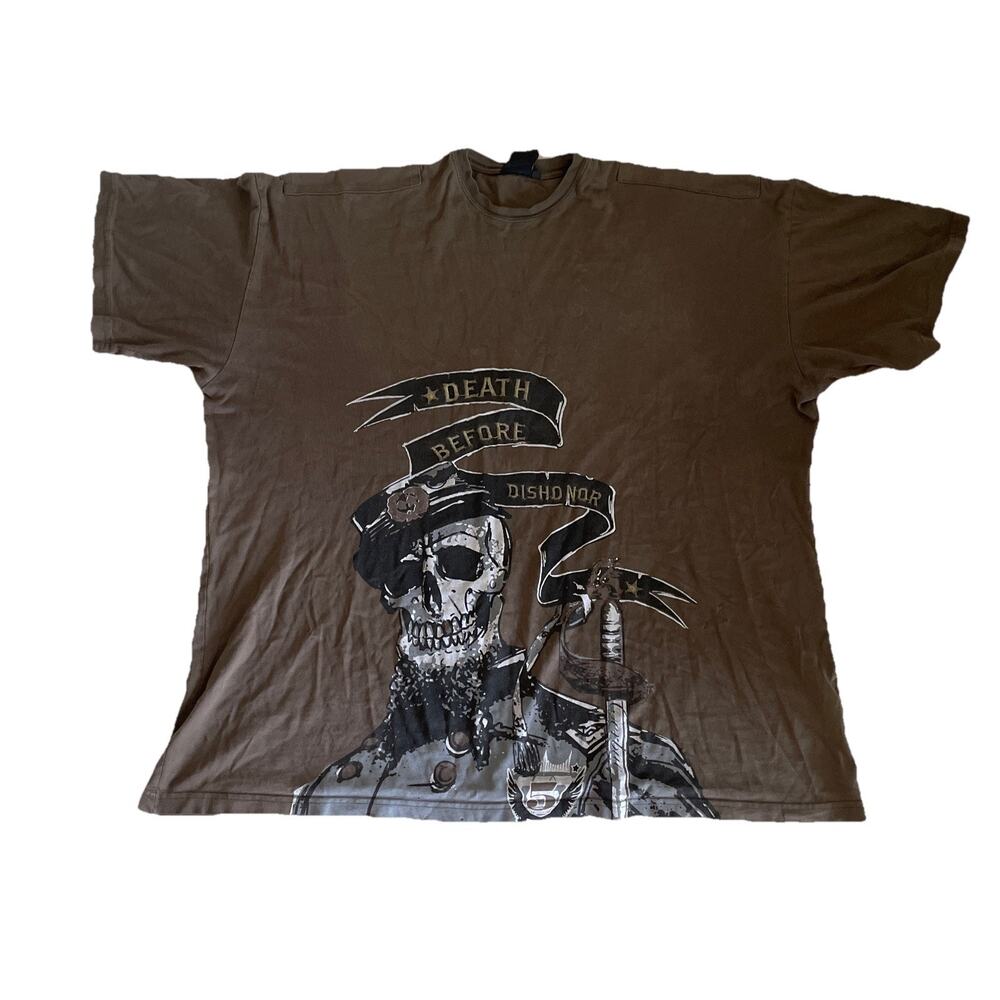 Vintage Cerbae DEATH BEFORE DISHONOR T-Shirt Classic Adult Size 5XL